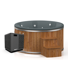 ThermoZen Hottub 200 cm - thermowood - Warmtepomp