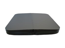 Spa cover vinyl - 210 x 177 cm - donker grijs